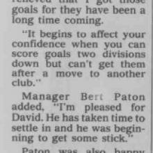 The Courier Report 13/11/1995 (Clydebank(a))