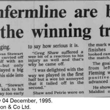 The Courier Report 04/12/1995 (HamiltonAcademical(h))