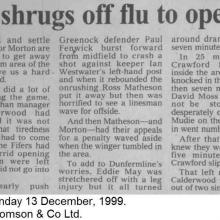 The Courier Report 13/12/1999 (Morton(a))