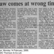 The Courier Report 14/02/2000 (Morton(h))
