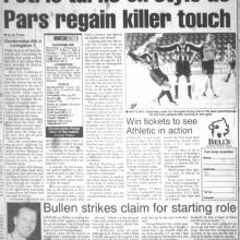 Match Report 07/04/2000 (Livingston(h))