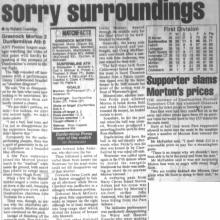 Match Report 12/05/2000 (Morton(a))
