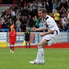 Andy Kirk hattrick at Stirling